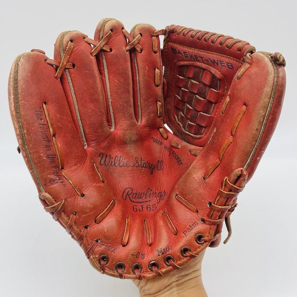 Vintage Baseball Glove‎ Rawlings GJ65 RHT Willie Stargell Vintage Rawlings Japan